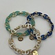 Biba  Armbandje Biba goud/blauw