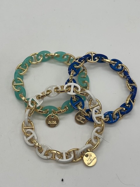 Biba  Armbandje Biba goud/blauw