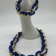 Biba  Ketting Biba goud/blauw