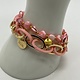 Biba  Armbandjes Biba goud/oud roze 2 stuks