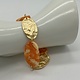 Biba  Armbandje Biba oranje /goud/gebr wit/mat