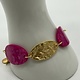 Biba  Armbandje Biba goud/roze Fuchsia