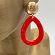 Biba  Oorbellen Biba goud/rood