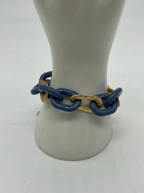 Biba  Armbandje Biba goud/blauw lavendel