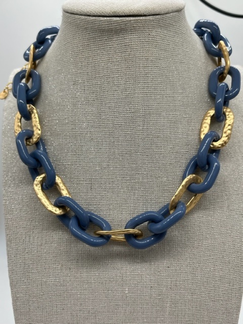 Biba  Armbandje Biba goud/blauw lavendel