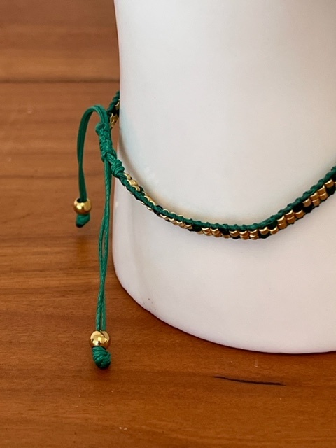 Biba  Armbandje Biba goud/groen