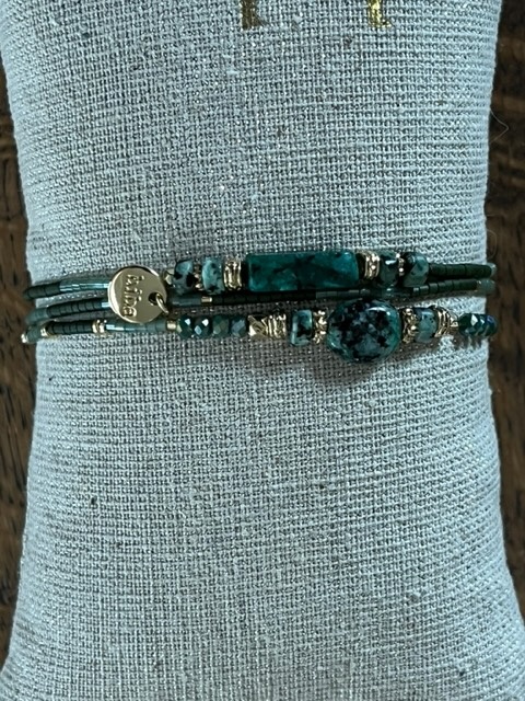 Biba  Armbandjes Biba goud/groen