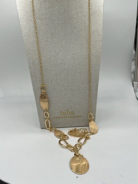 Biba  Ketting Biba goud lang