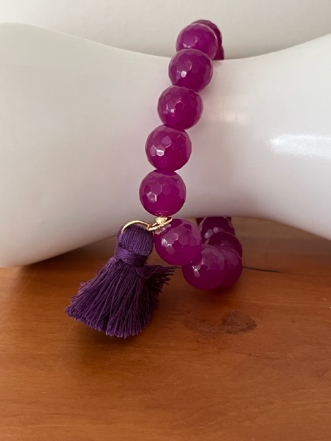 Biba  Armbandje Biba goud/fuchsia rose