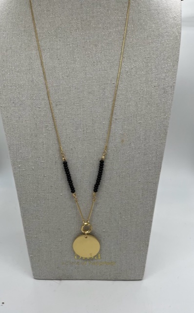 Biba  Ketting Biba lang goud/zwart