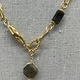 Biba  Ketting Biba goud/grijs