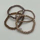 Biba  Armbandjes Biba zilver/bruin/taupe