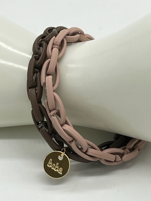 Biba  Armbandjes Biba bruin/taupe