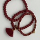 Biba  Armbandjes Biba goud bruin/rood