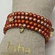 Biba  Armbandjes Biba goud/mix oranje