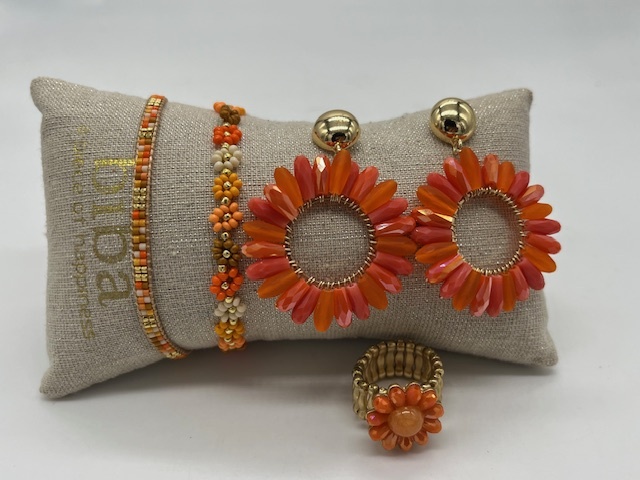 Biba  Armbandjes Biba goud/oranje