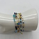 Biba  Armbandjes Biba goud/blauw