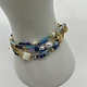 Biba  Armbandjes Biba goud/blauw