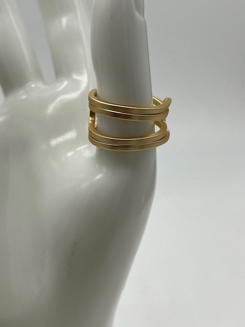 Biba  ring goud/mat