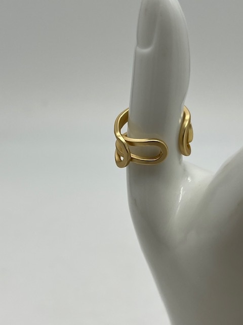 Biba  ring goud/mat