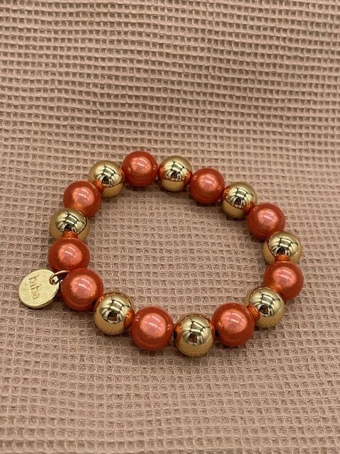 Biba  Armbandje Biba goud /oranje