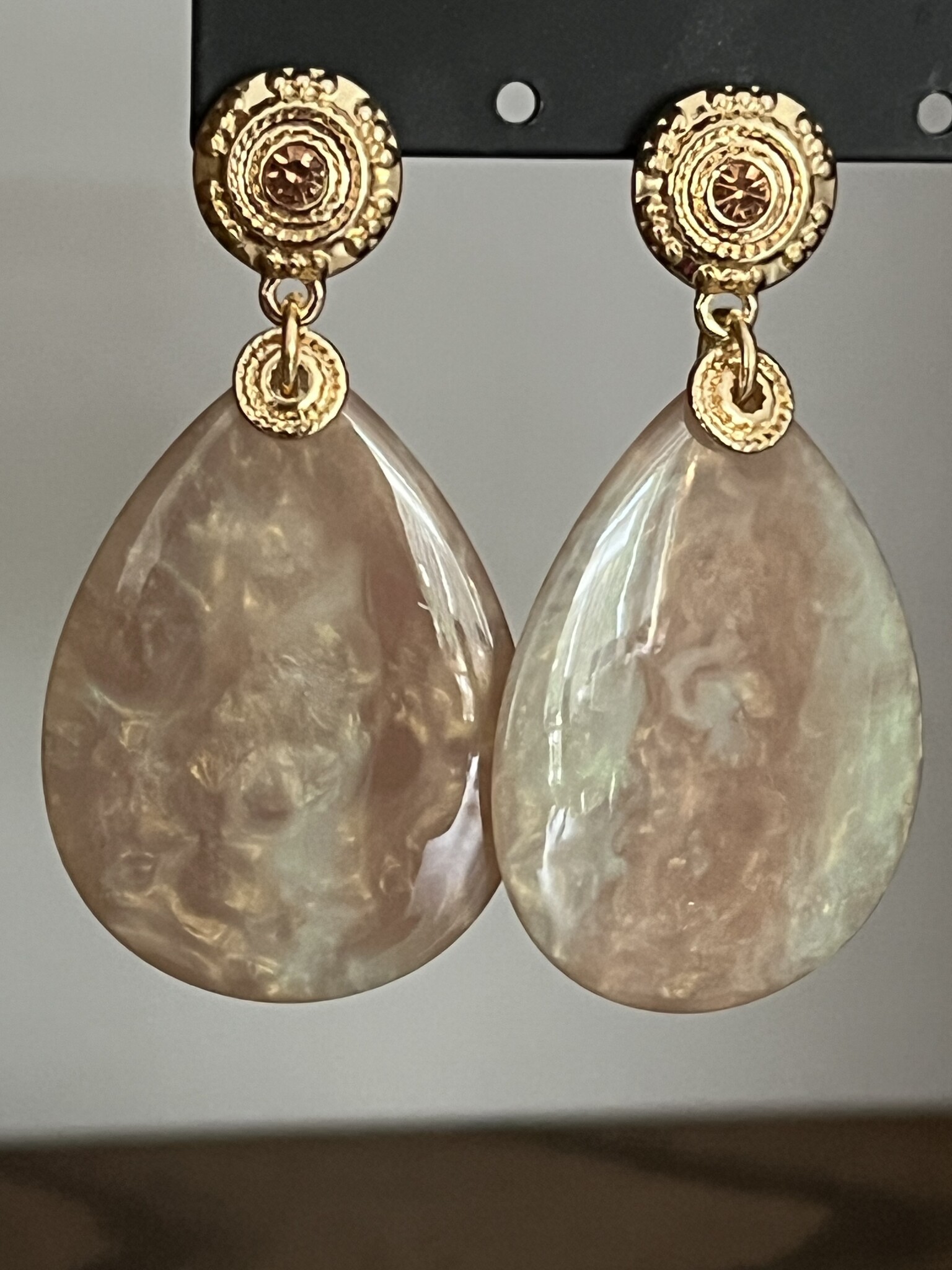 Biba  Oorbellen Biba goud/mix bruin