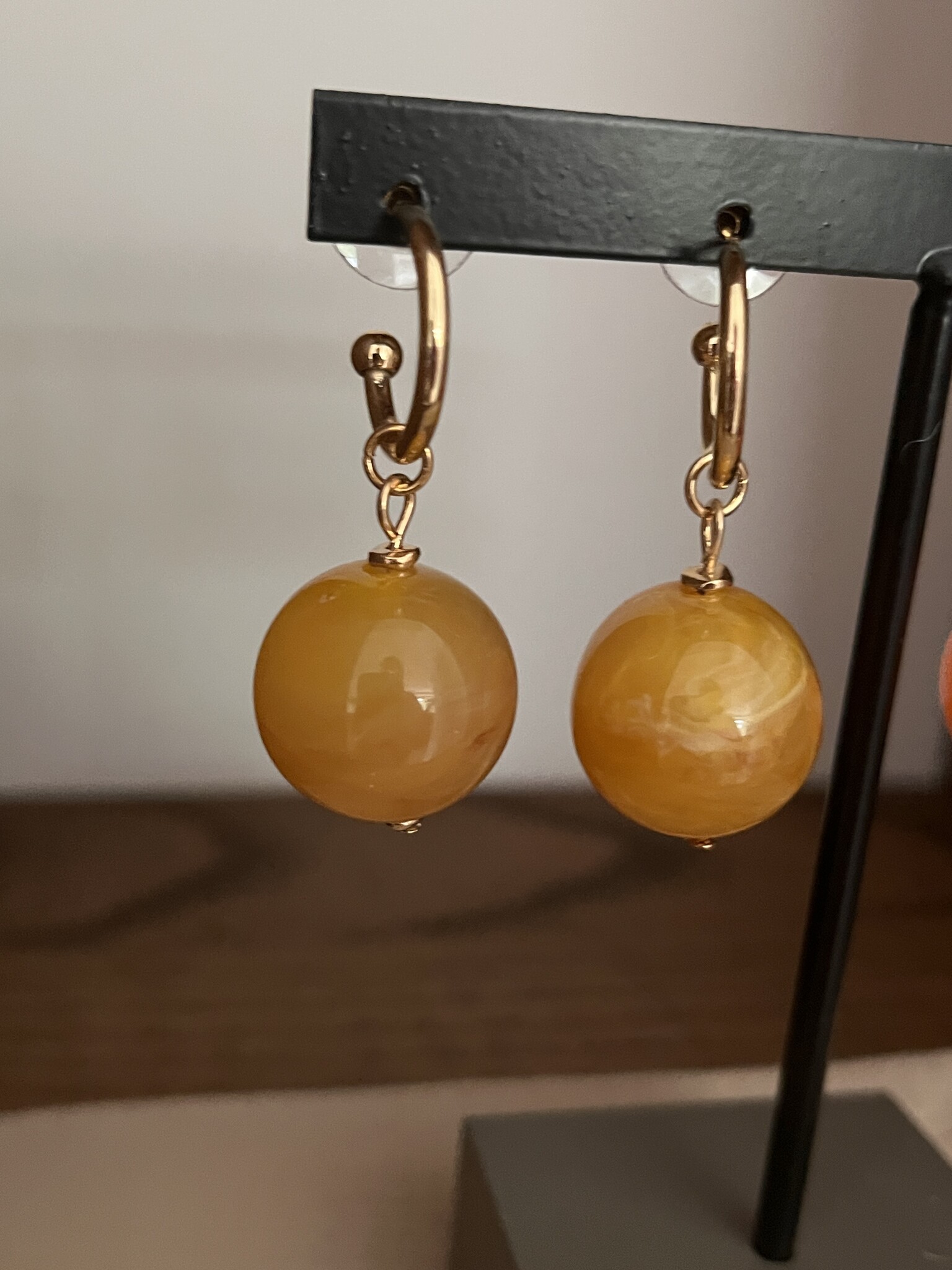 Biba  Oorbellen Biba goud/geel