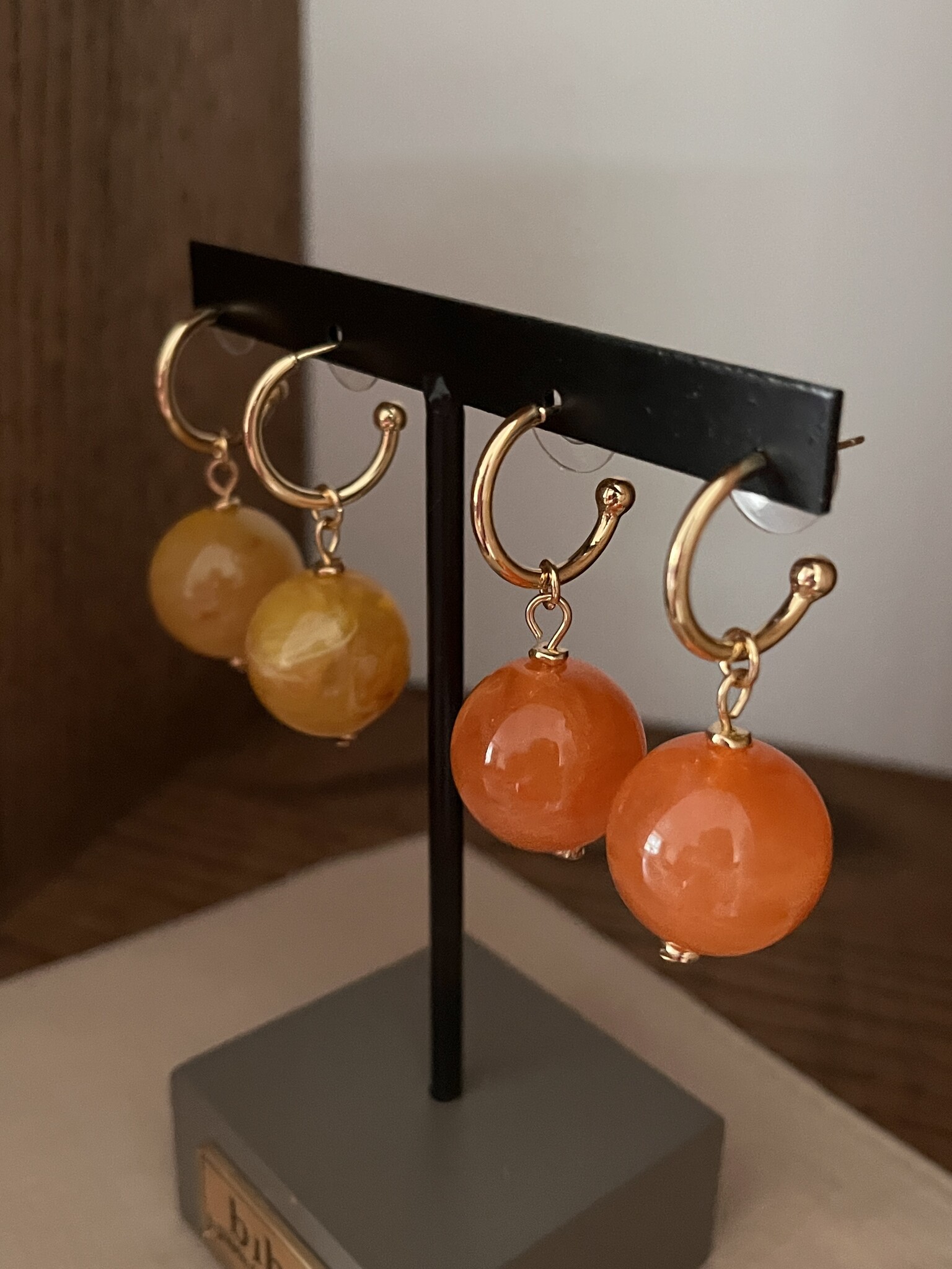 Biba  Oorbellen Biba goud/geel