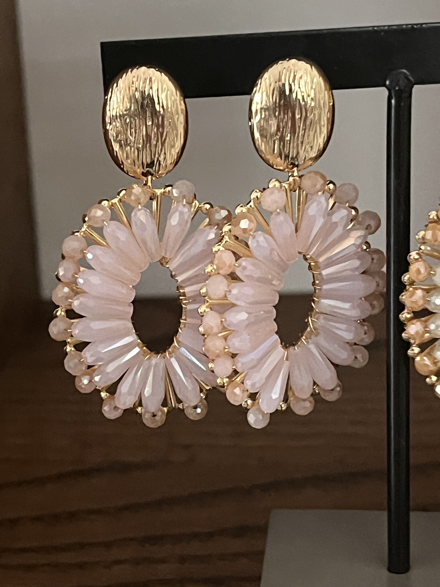 Biba Oorbellen Biba goud/roze