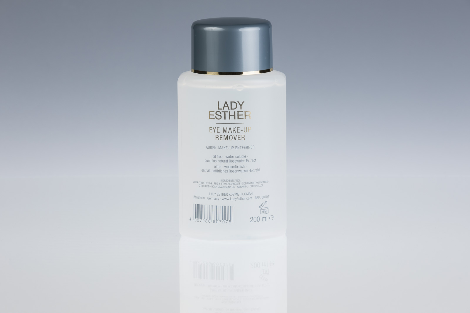 Lady Esher cosmetica  Eye make-up remover fluid 2oo ml Lady Esther