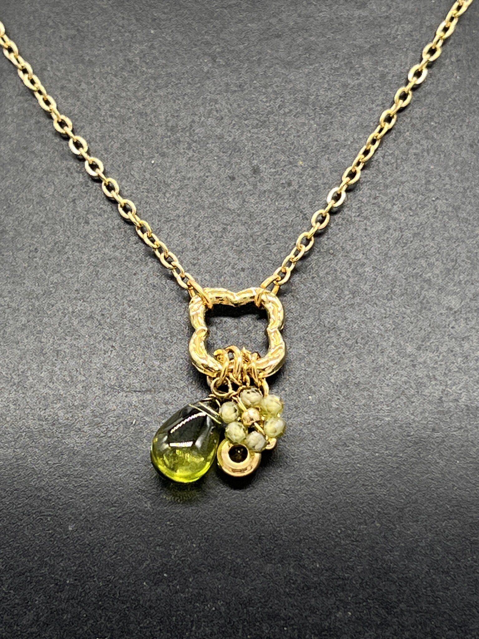 Liet&Joliet Ketting Liet&Joliet  Stainless Steel groen/goud