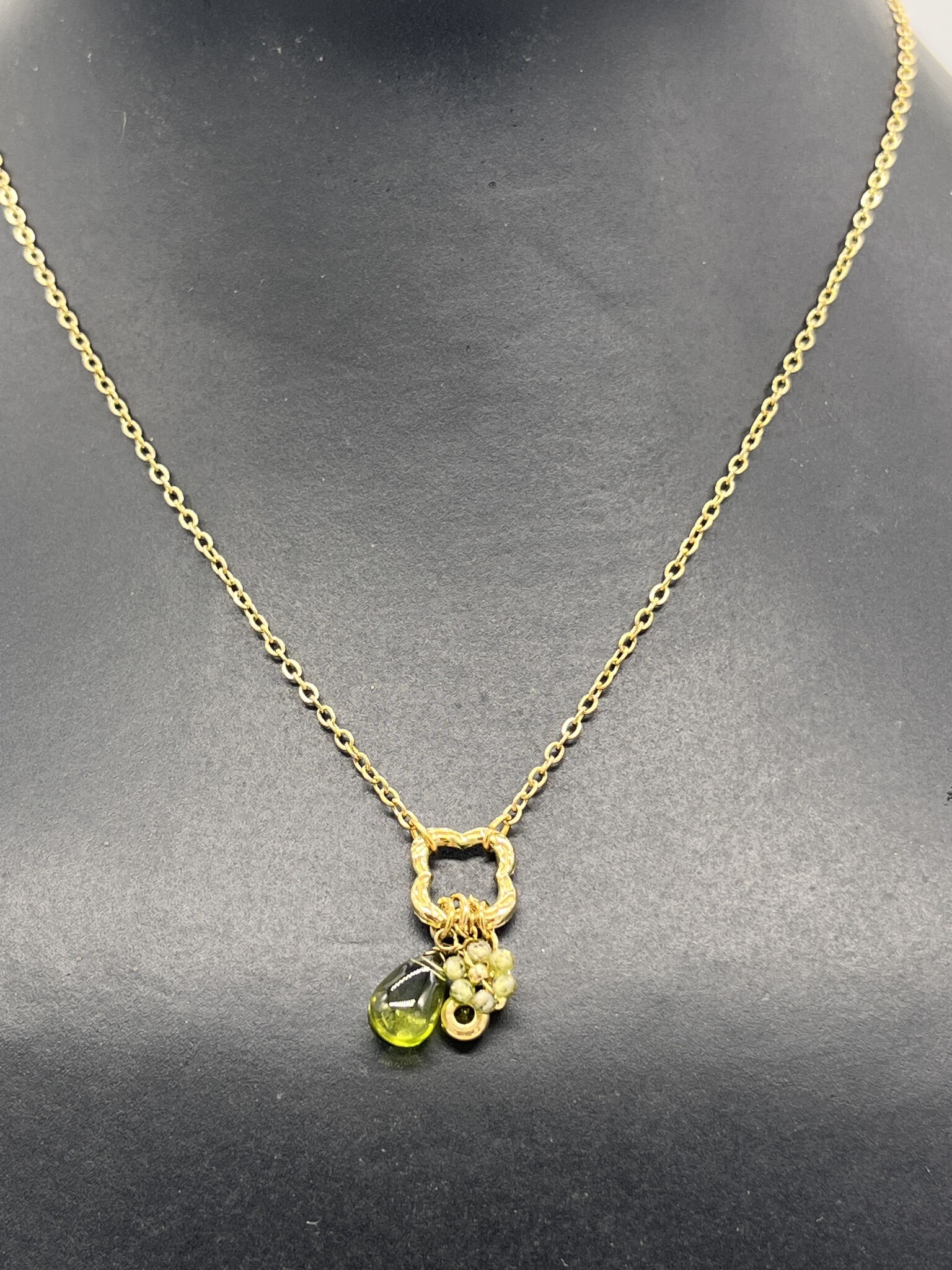 Liet&Joliet Ketting Liet&Joliet  Stainless Steel groen/goud