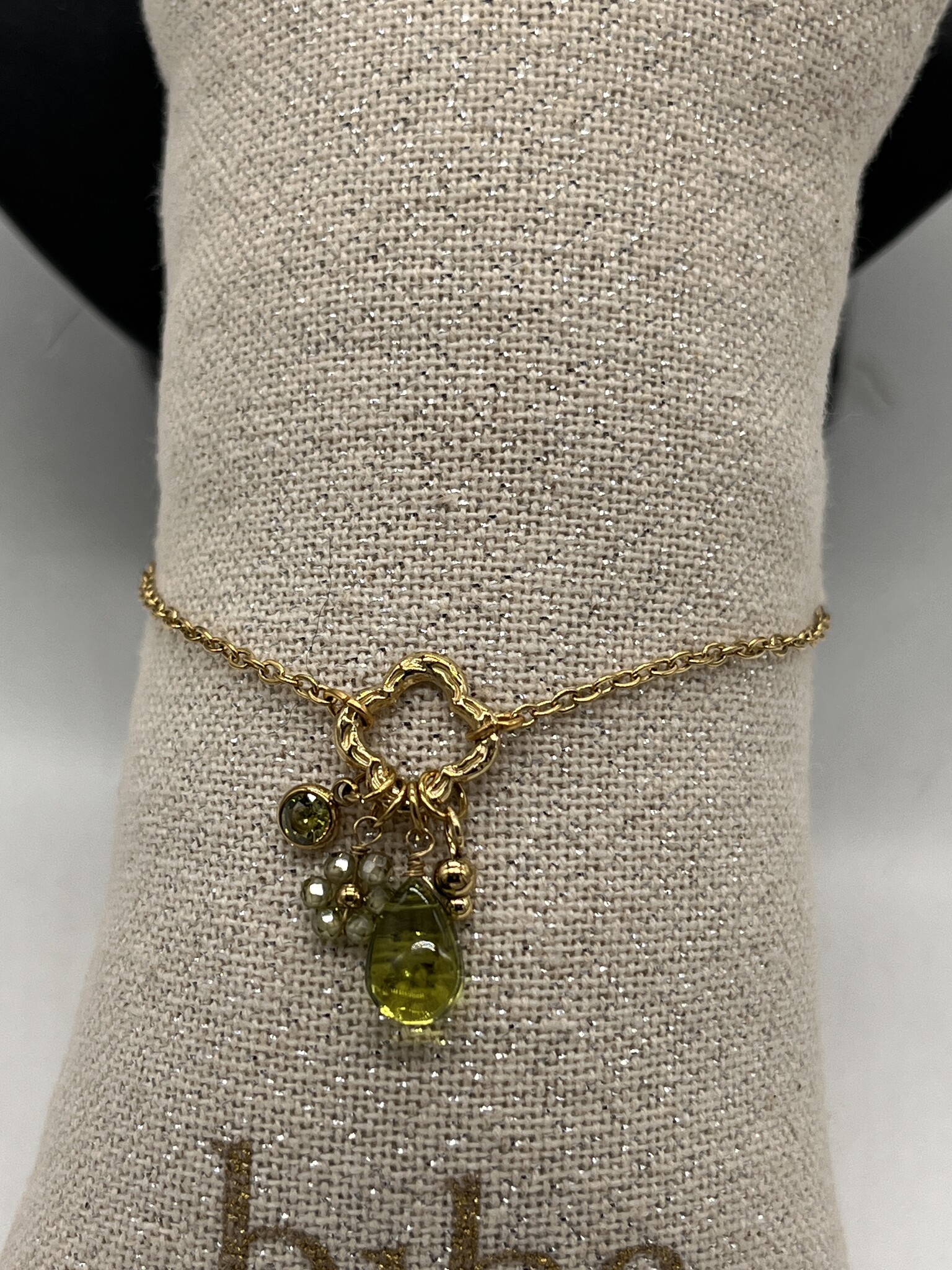 Liet&Joliet Armbandje Stailess Steel Liet&Joliet groen/goud