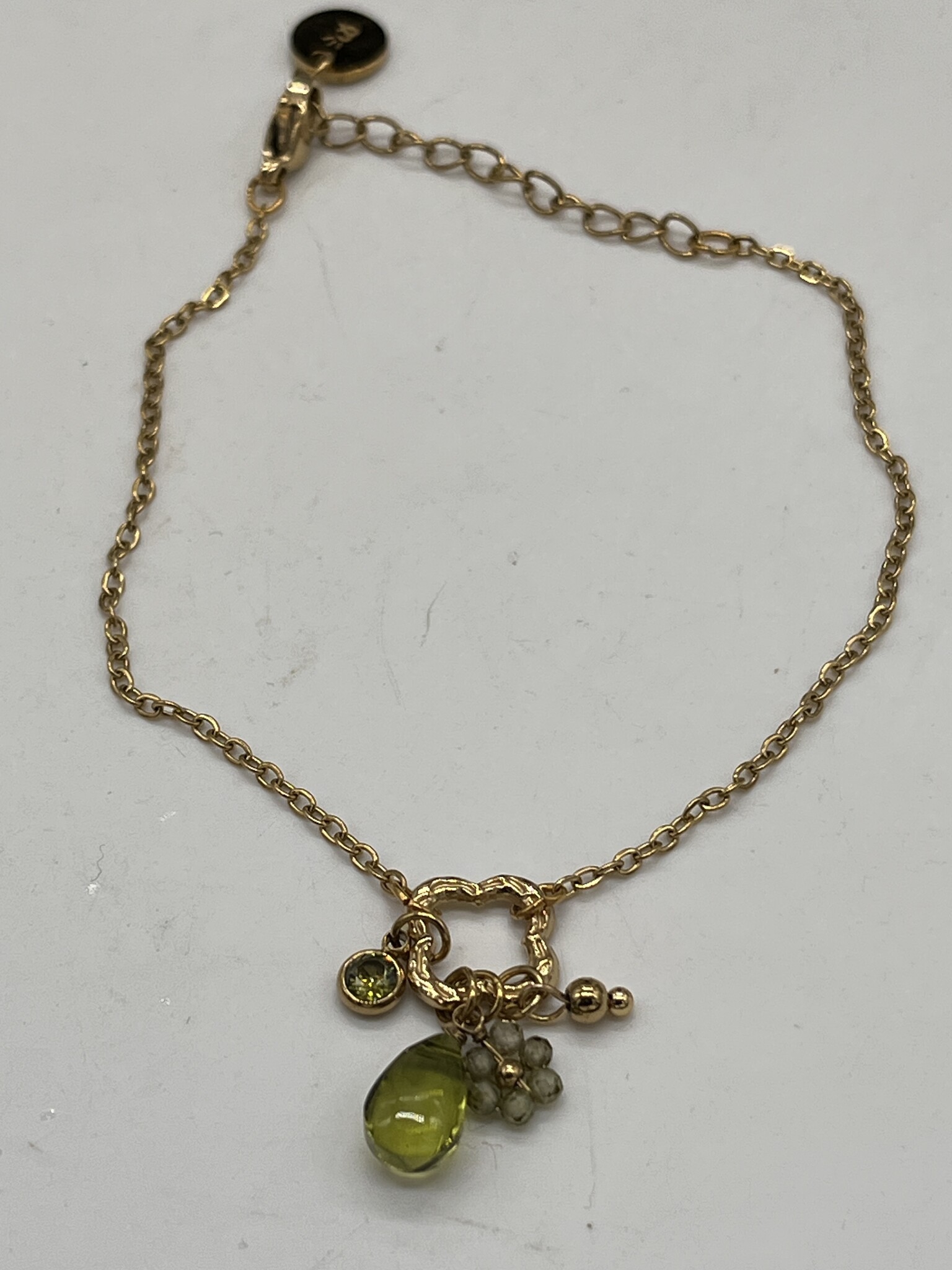 Liet&Joliet Armbandje Stailess Steel Liet&Joliet groen/goud