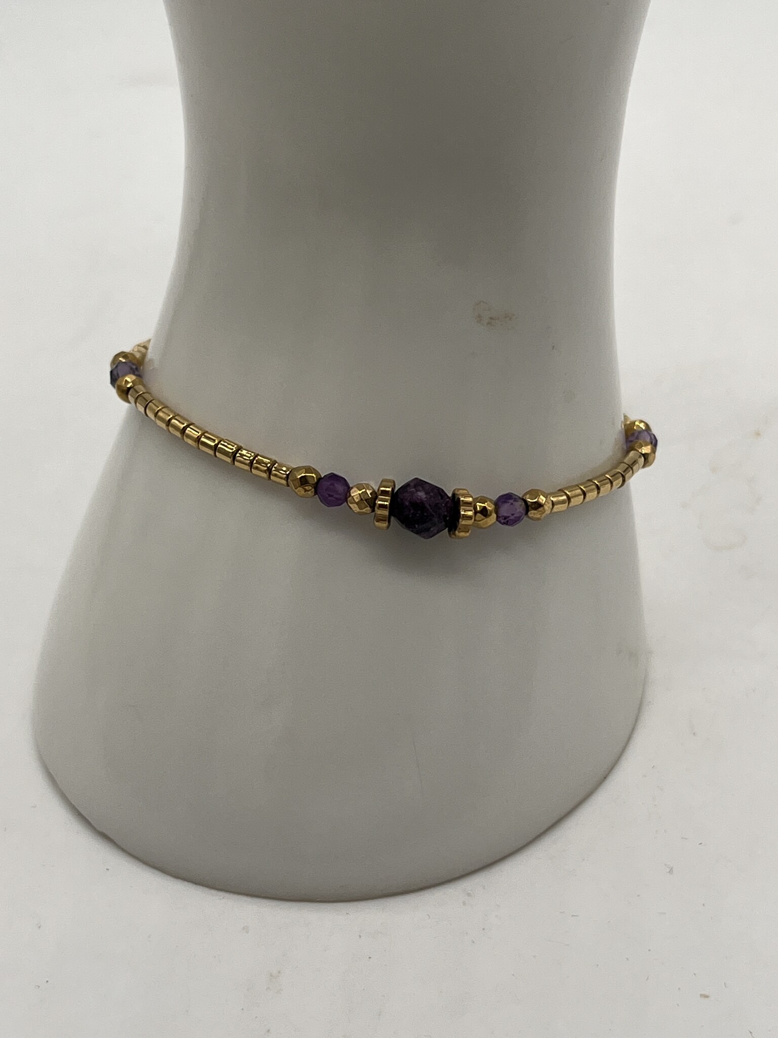 Liet&Joliet Armbandje Stailess Steel Liet&Joliet goud/paars