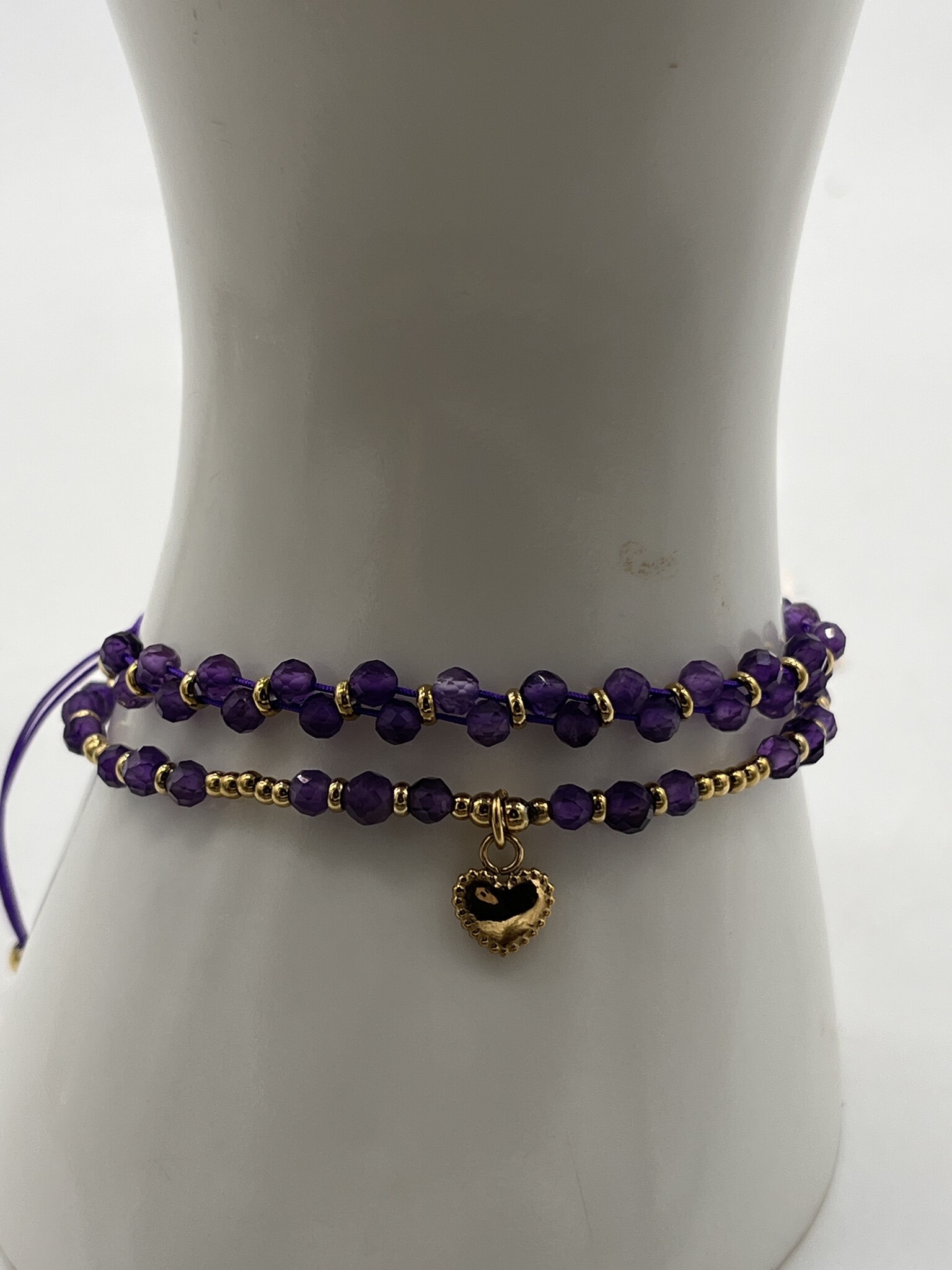 Liet&Joliet Armbandje Stailess Steel Liet&Joliet  goud/paars