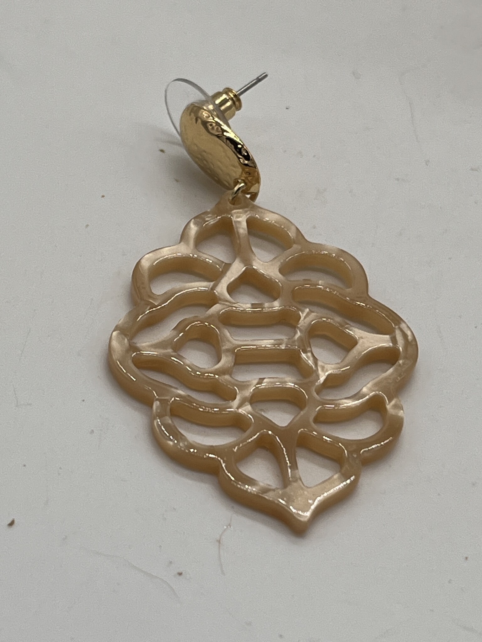 Biba Oorbellen Biba goud/bruin