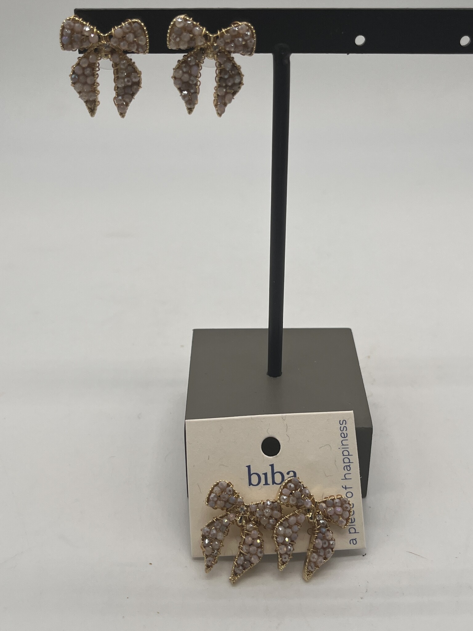 Biba Oorbelln Biba goud/bruin taupe