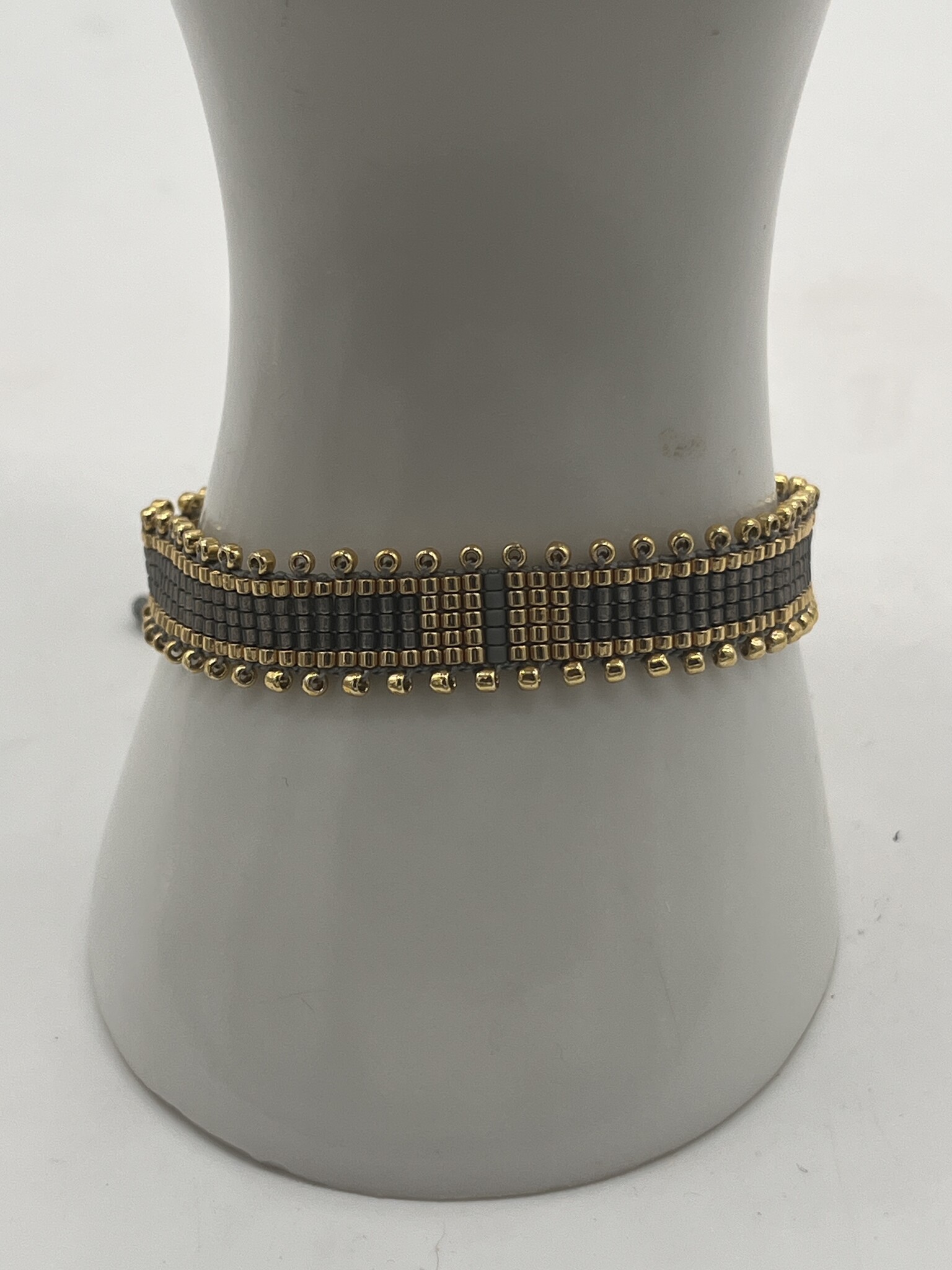 Biba Armbandje Biba goud/grijs