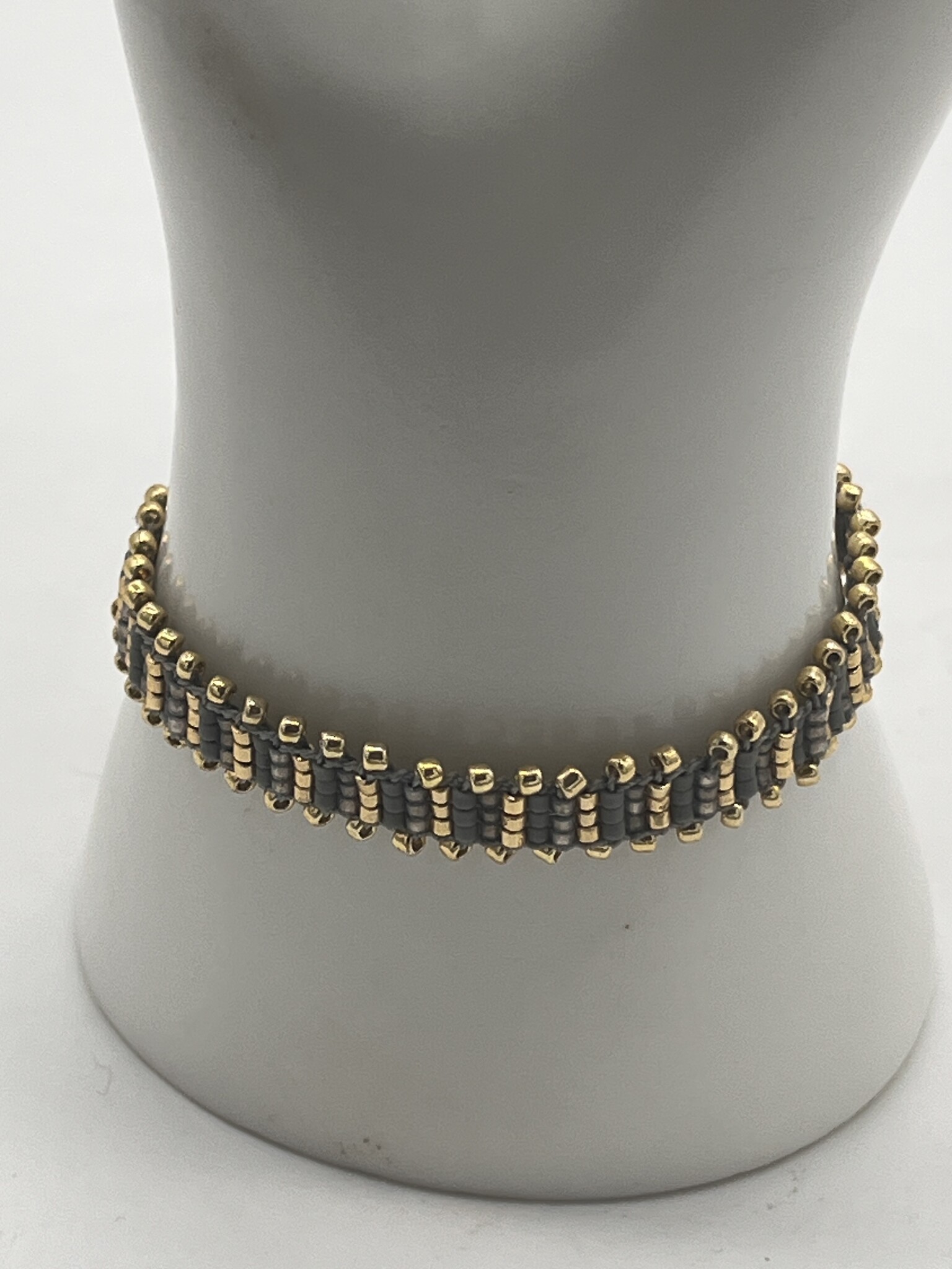 Biba Armbandje Biba goud/grijs