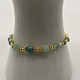 Biba Armbandje Biba goud/zee groen