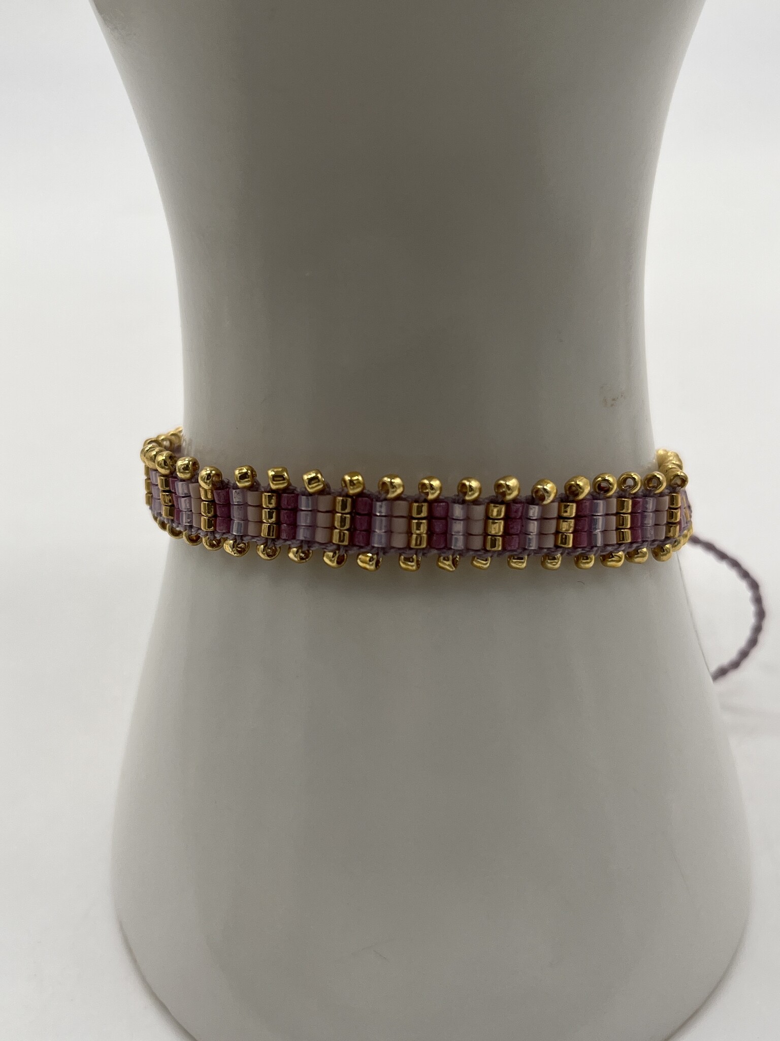 Biba Armbandje Biba goud lila