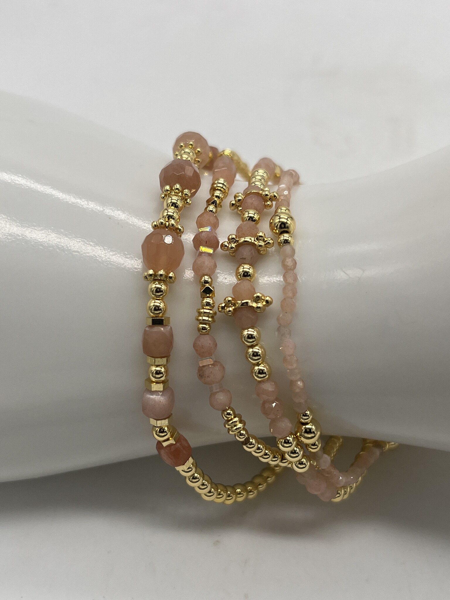 Biba Armbandje Biba goud lila