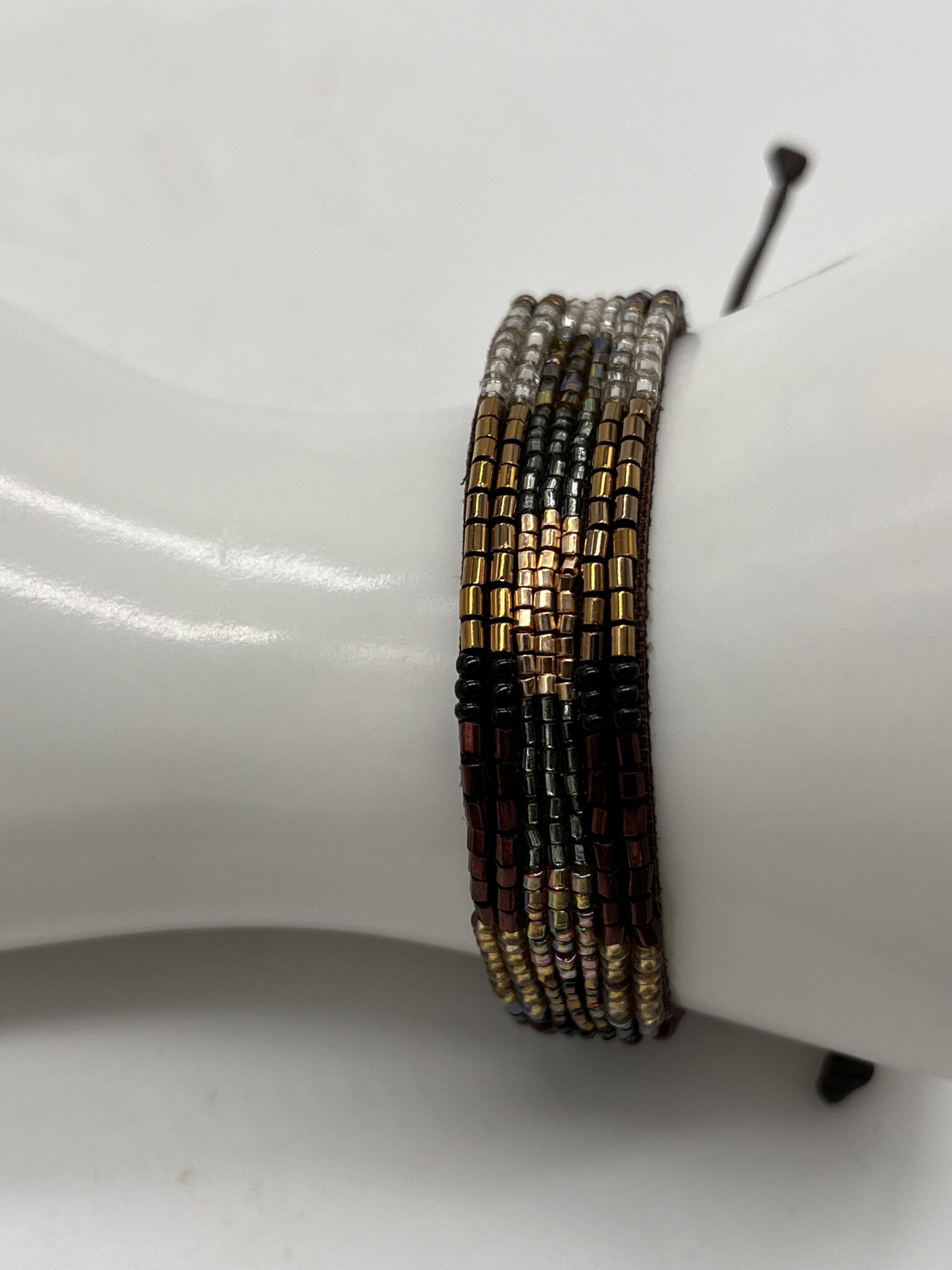 Biba Armbandje Biba goud/bruin brons