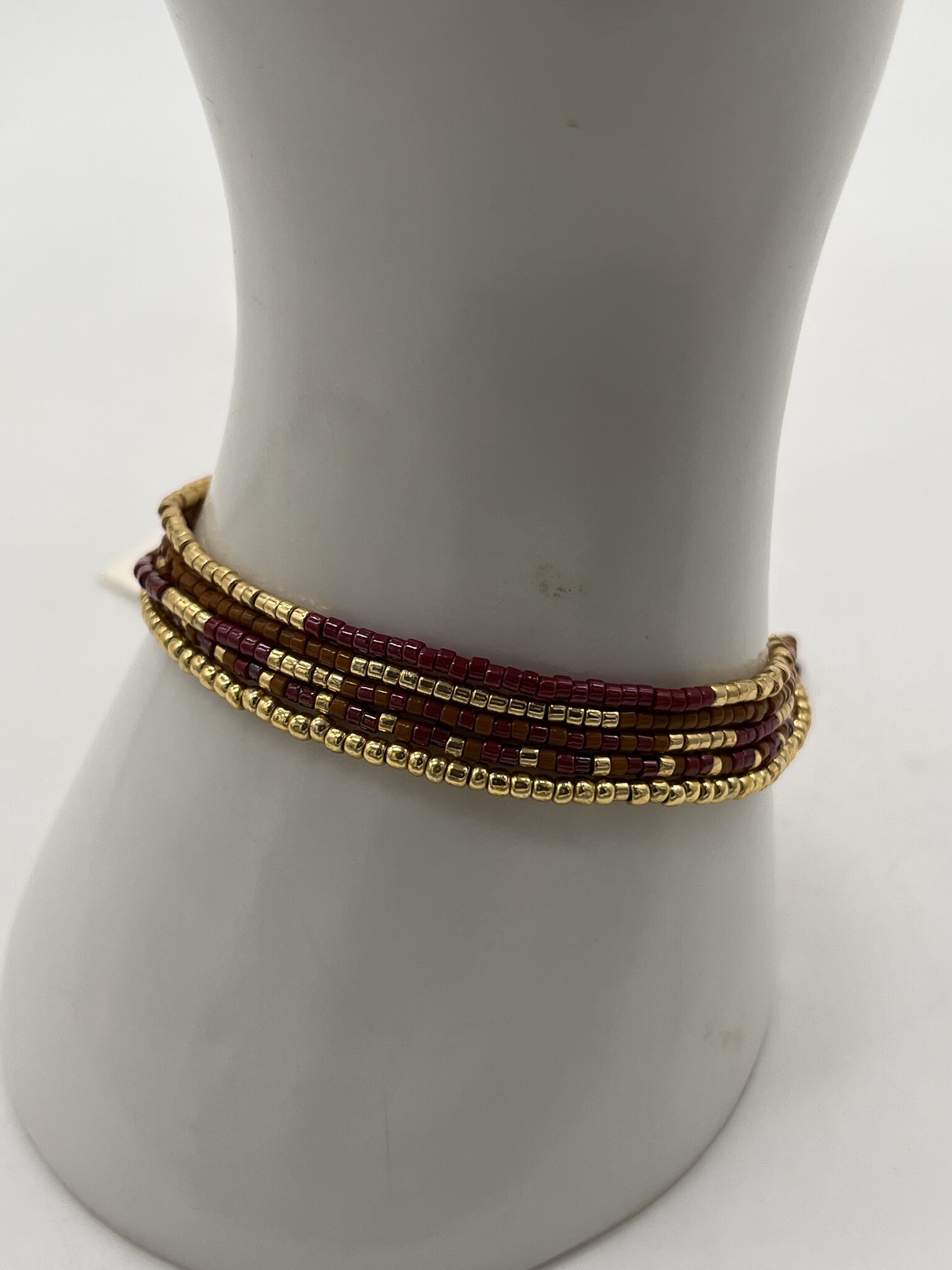 Biba Armbandje Biba goud rood roze