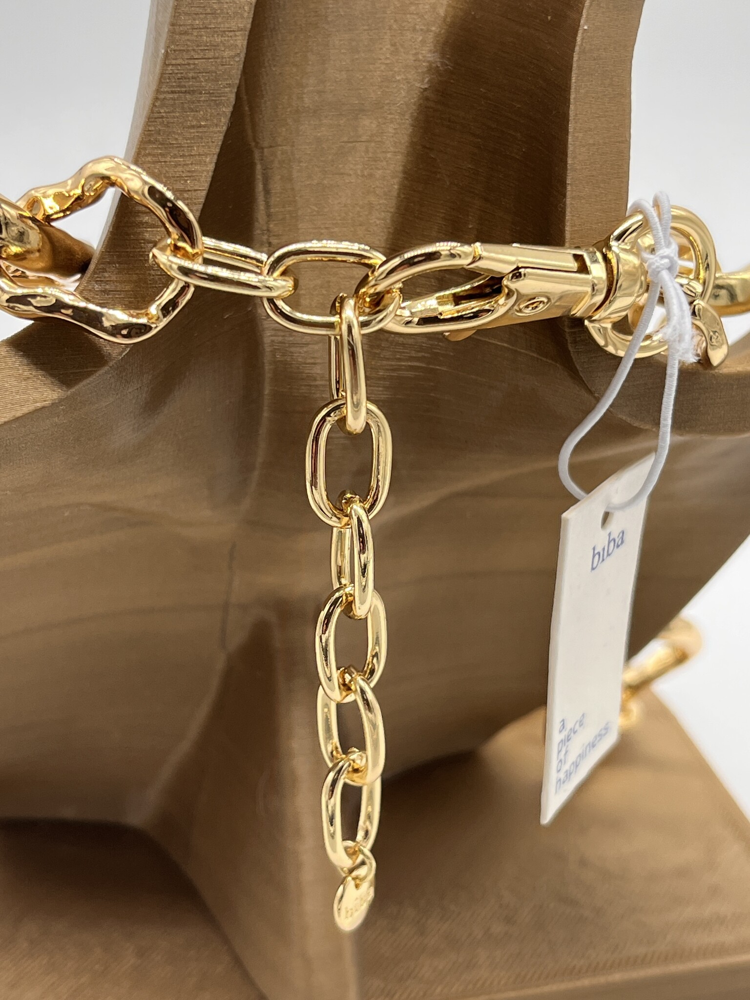 Biba Ketting Biba goud