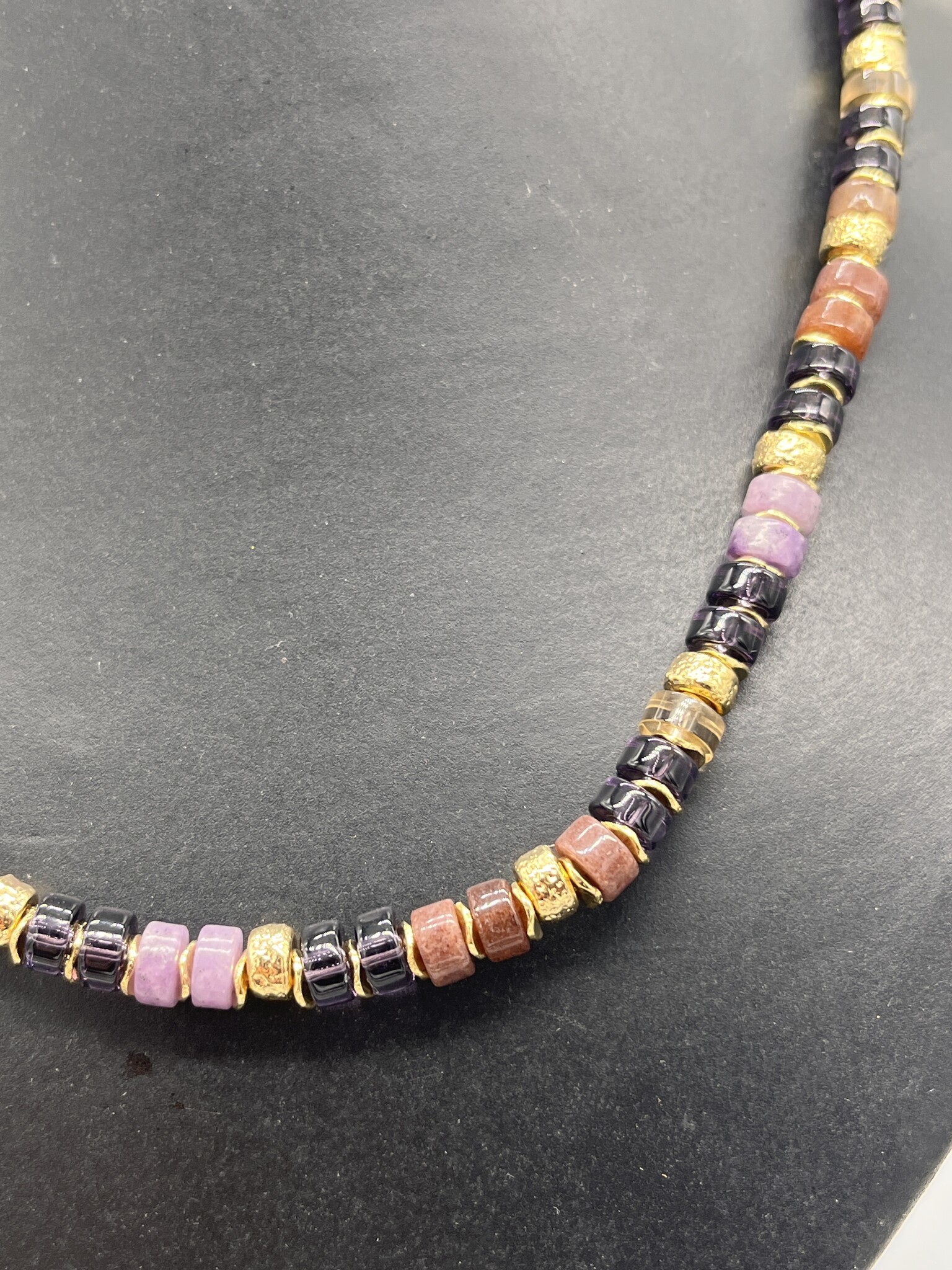 Biba Ketting Biba goud/paars