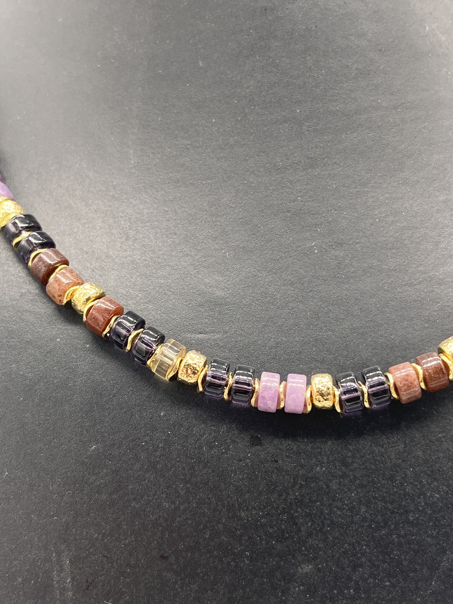 Biba Ketting Biba goud/paars