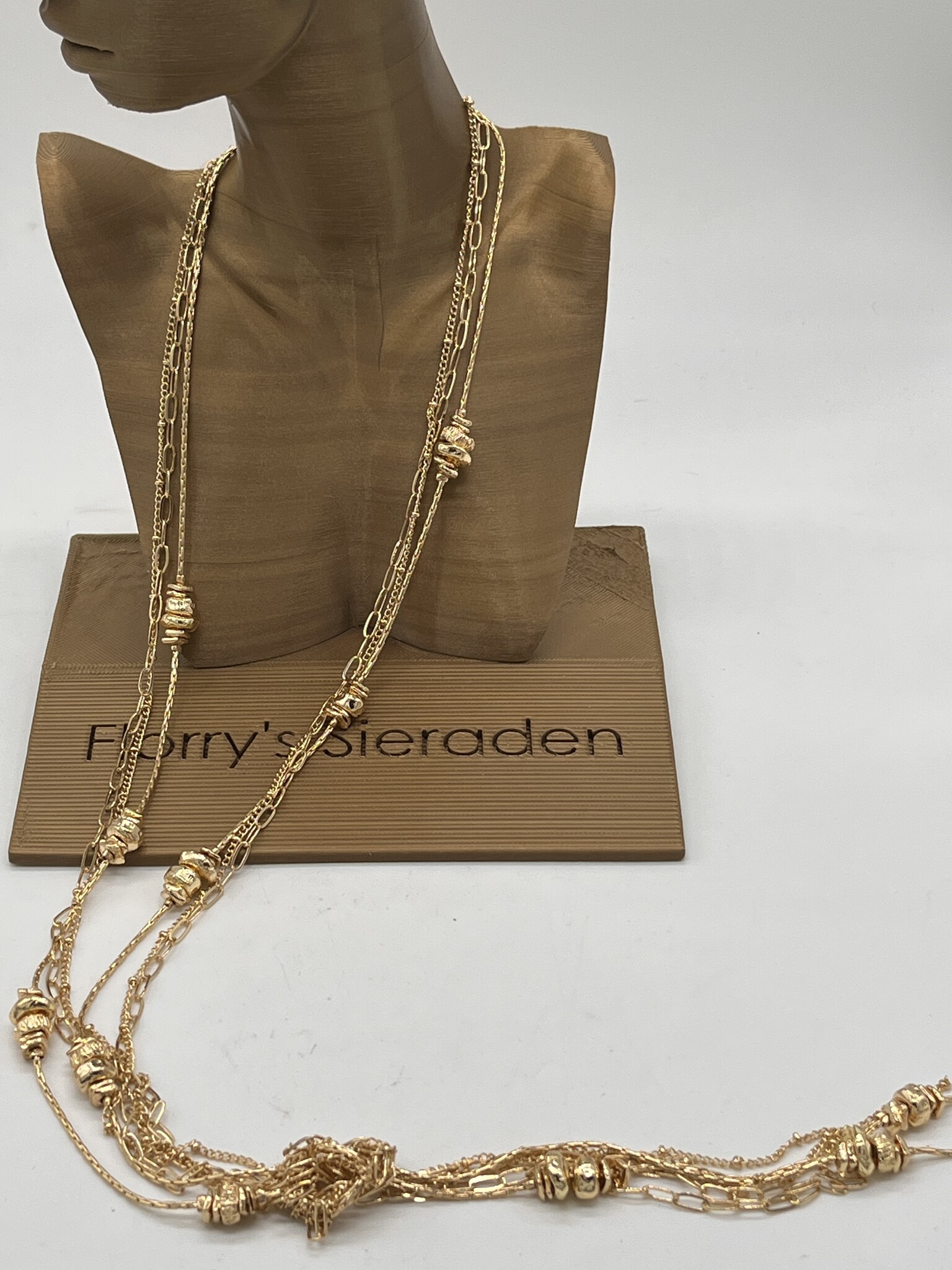 Biba Ketting Biba goud