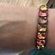 Biba Armbandje Biba goud/rood/bruin kristal